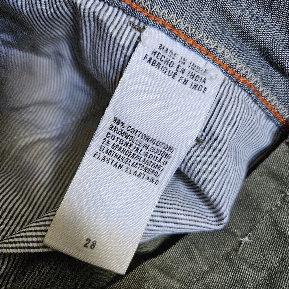 The Lucky Brand Olive Green Cargo Shorts Womens 6/28 - Picture 13 of 14